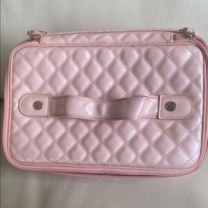 NWT VINTAGE/COLLECTIBLE - Victoria's Secret Pink Quilted Cosmetic Bag 1990s